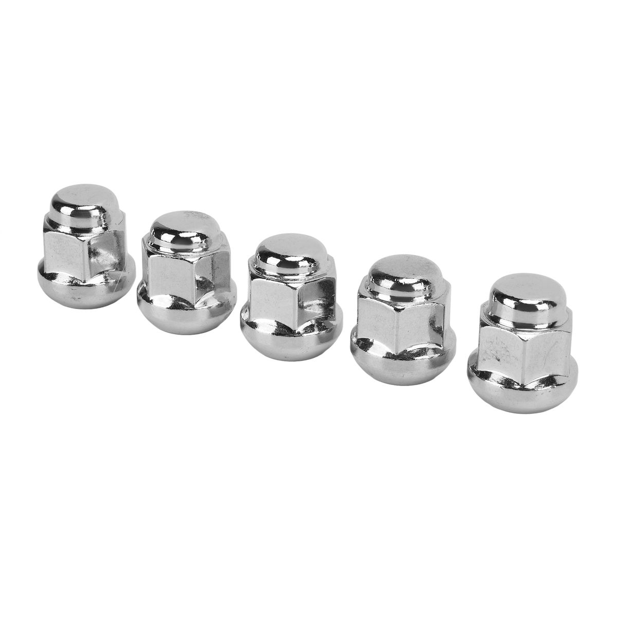 5PCS Car Wheel Lug Nuts 90304SA5013 12mmx1.5 Steel Short