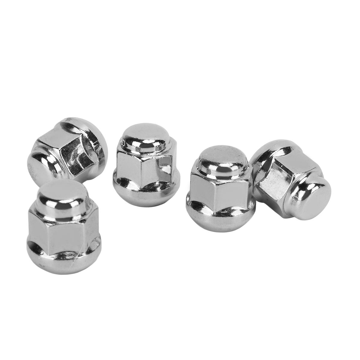5PCS Car Wheel Lug Nuts 90304SA5013 12mmx1.5 Steel Short