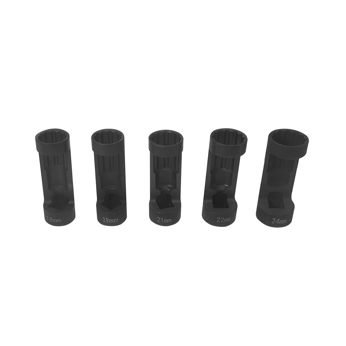 5PCS Strut Nut Socket Set 12 Point Sockets 1/2in Drive