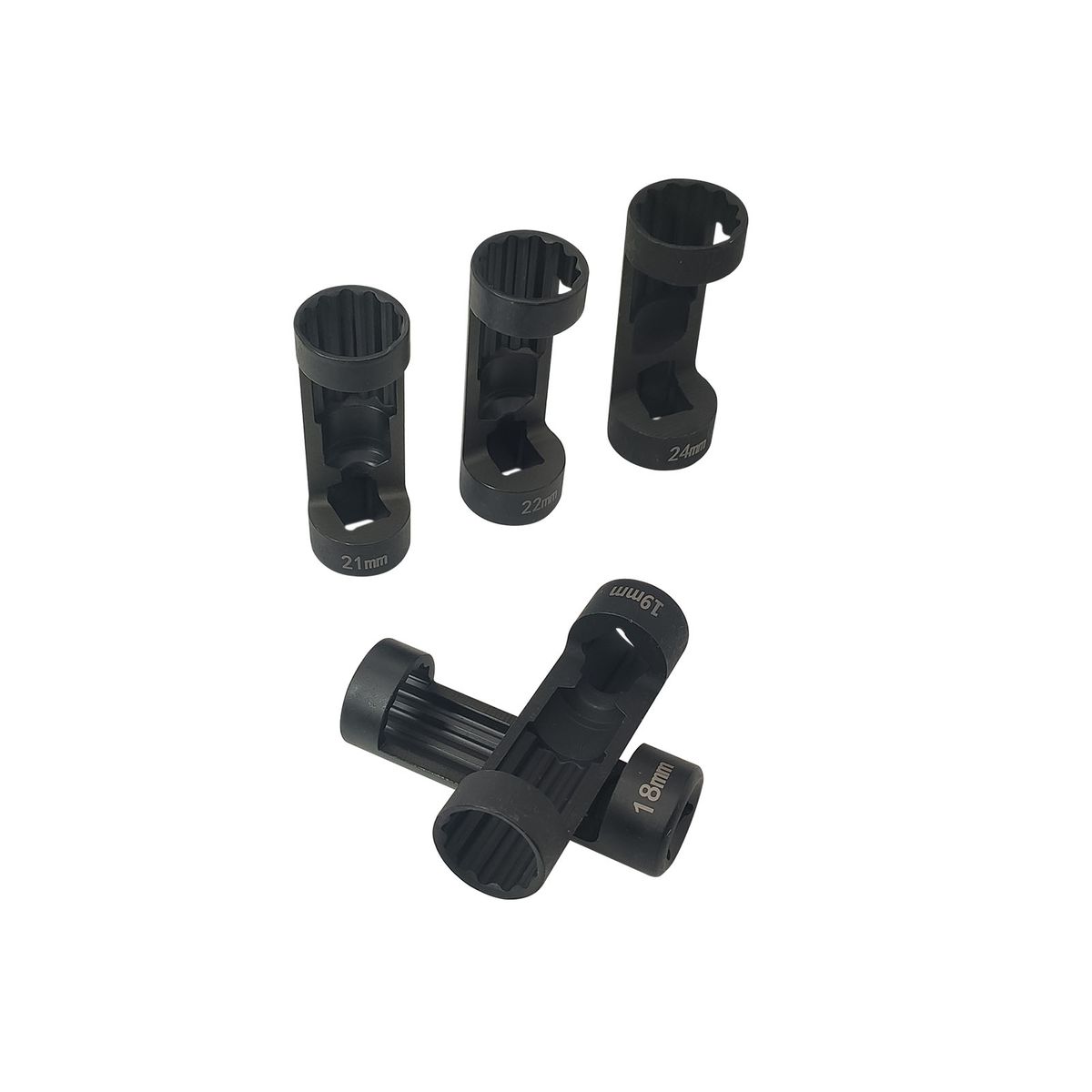 5PCS Strut Nut Socket Set 12 Point Sockets 1/2in Drive