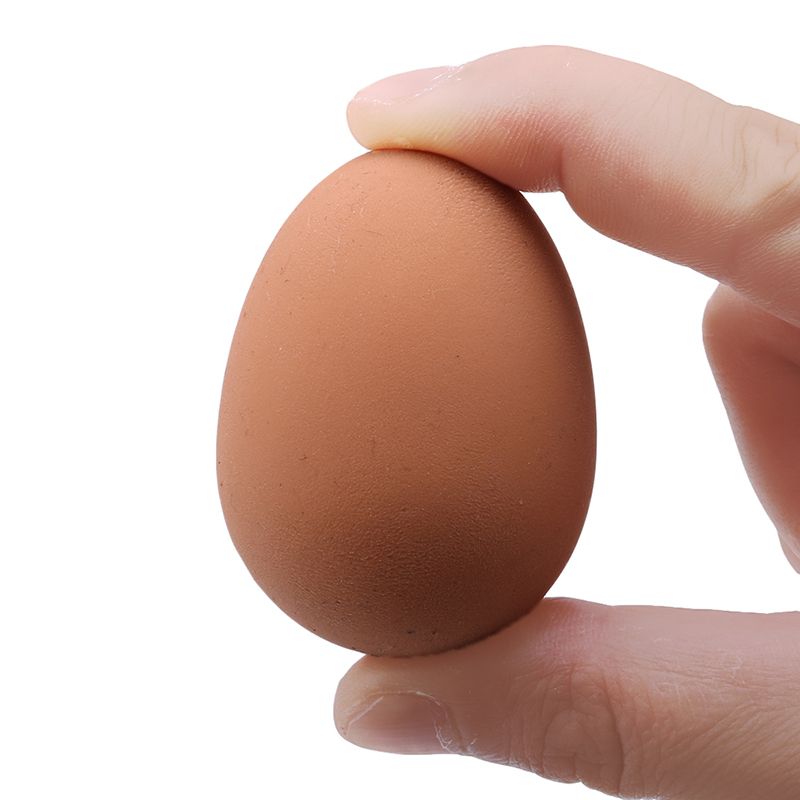 Rubber Dummy Eggs Model Farm Chicken Nesting Hen