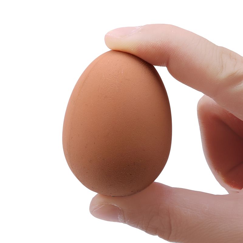 Rubber Dummy Eggs Model Farm Chicken Nesting Hen