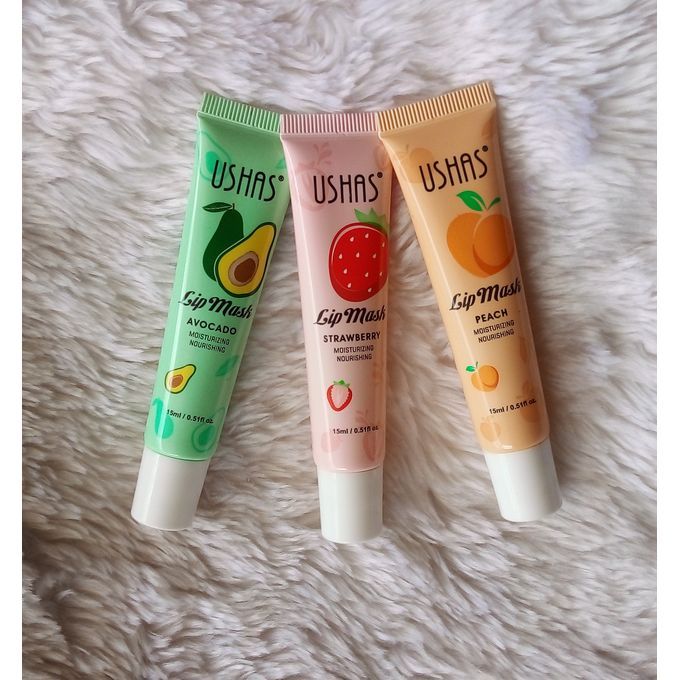 3PCS/SET OF USHAS LIP MASK, LIP GLOSS