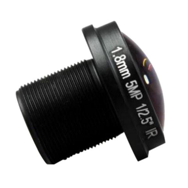 M12 Interface 5MP-1.8mm HD Fisheye Lens