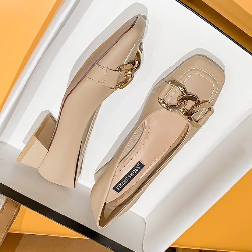 Ladies Mid Heel Shoe