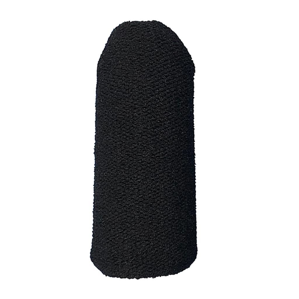 Mobile Gaming Finger Socks  High Sensitive Carbon Fiber Black