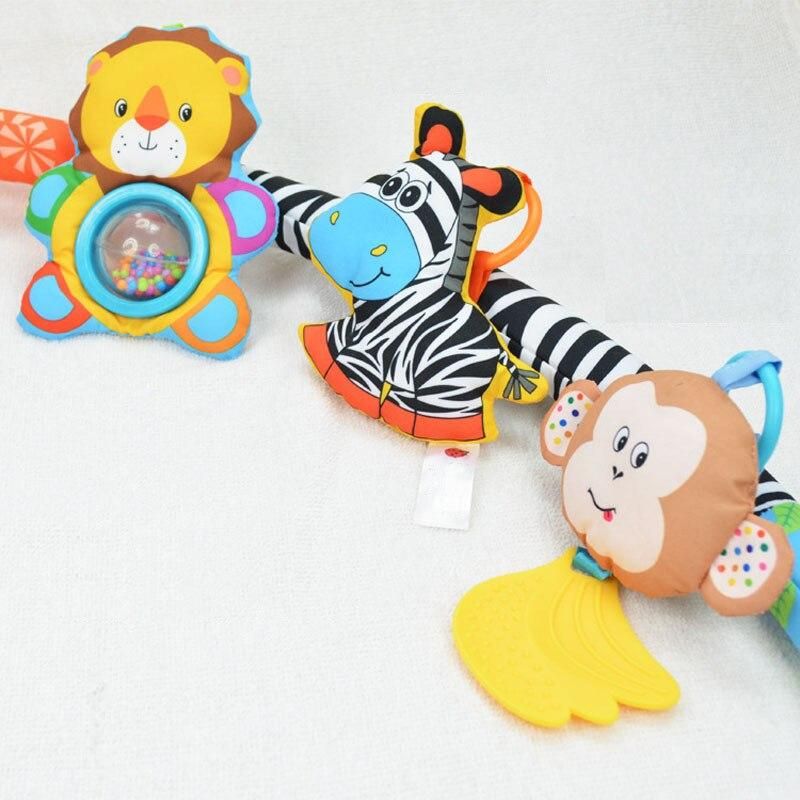 lovely Stroller Lathe Car Seat Cot Hanging toys baby play Travel baby infant baby Toys educational rattles mobile