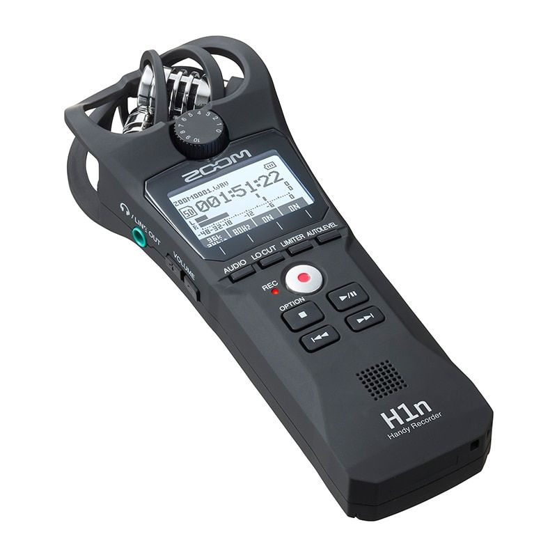 Professional Portable ZOOM H1N Handy Recorder Ultra-Portable Digital Camera Audio Recorder Stereo Microphone Interview SLR KSIWN