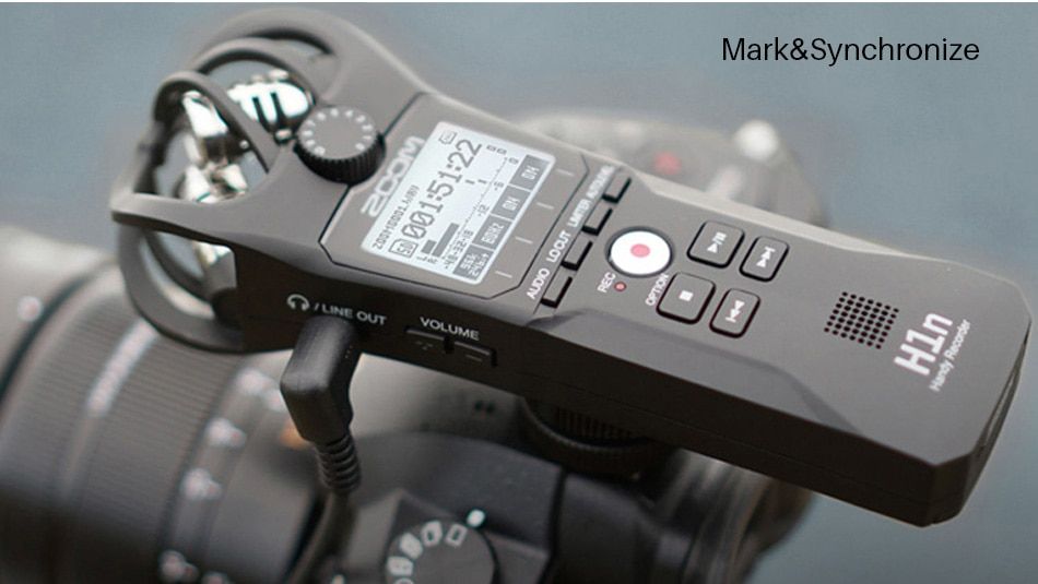 Professional Portable ZOOM H1N Handy Recorder Ultra-Portable Digital Camera Audio Recorder Stereo Microphone Interview SLR KSIWN