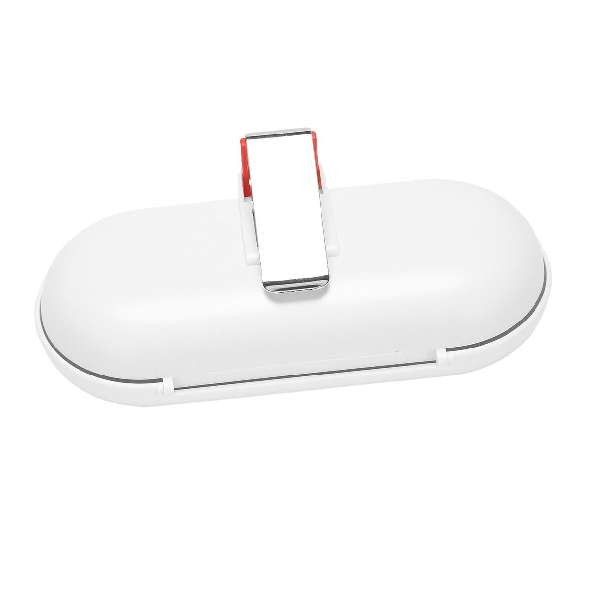 Car Sun Visor Glasses Storage Case for Tesla Model 3 Model Y S X 2014 - 2021 Sunglasses Holder Box Accessories White