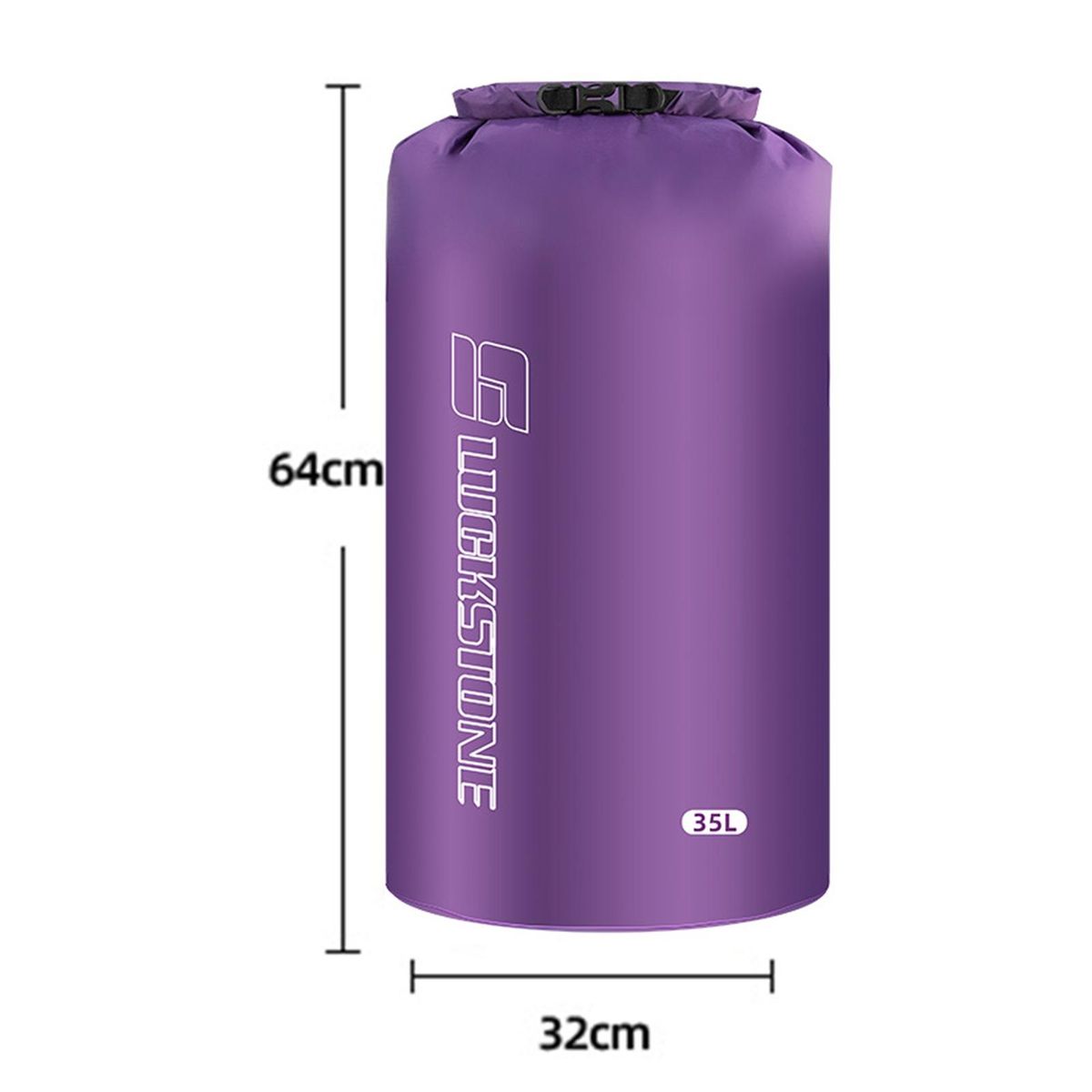 Boating Waterproof Bag Fitness Swimming Kayaking Phone Dry Sack Purple