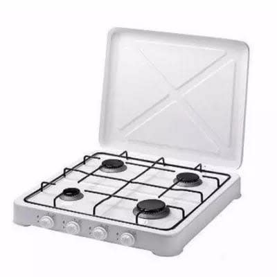 4 Burners Table Top Gas Cooker Wthite Colour