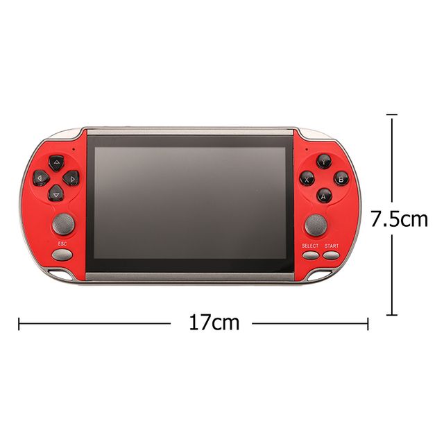 Portable Double Rocker Video Player HD Screen Game Console For PS1 / NES / GBA / GBC 10000+ Games(#