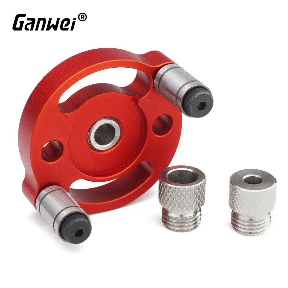 Ganwei Precision Single Hole Positioning Puncher Versatile Woodworking Tool with 6mm 8mm 10mm Drill Bit Set Adaptive Center Punching Essential for DIY Crafts and Professional Woodworking