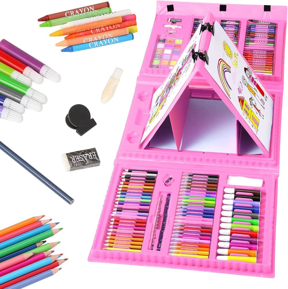 176PCS Brush Set , Crayons Watercolour,Painting Stationery