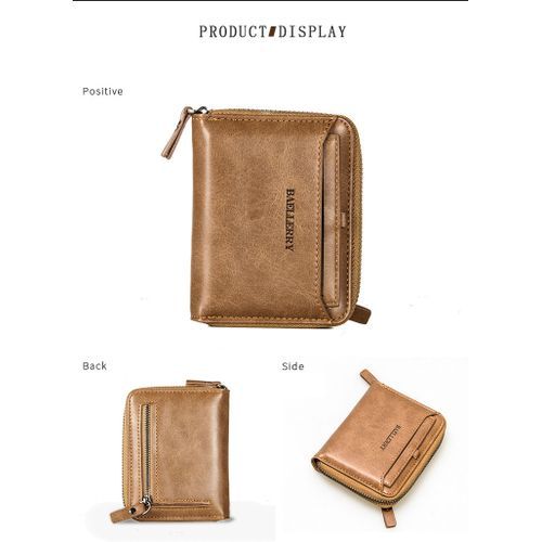 Fashion Men Leather Wallet Mens Hand Purse Men's Wallet