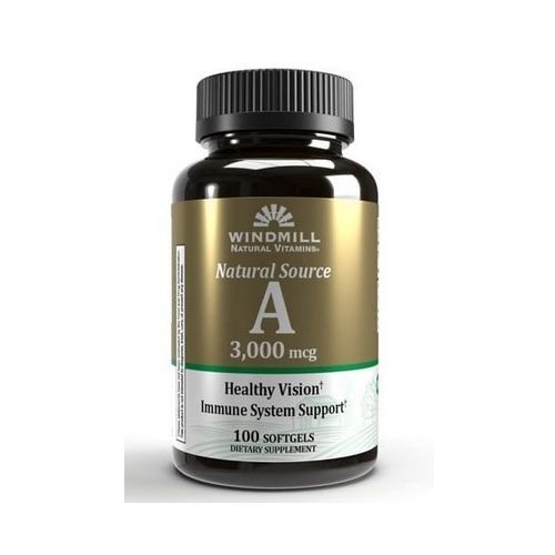 Vitamin A 3000 Mcg 100 Softgels
