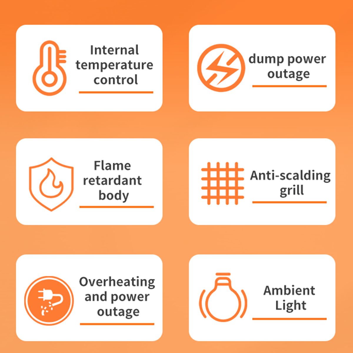 Electric Heater Desktop Heater Household Fast Heating Silent