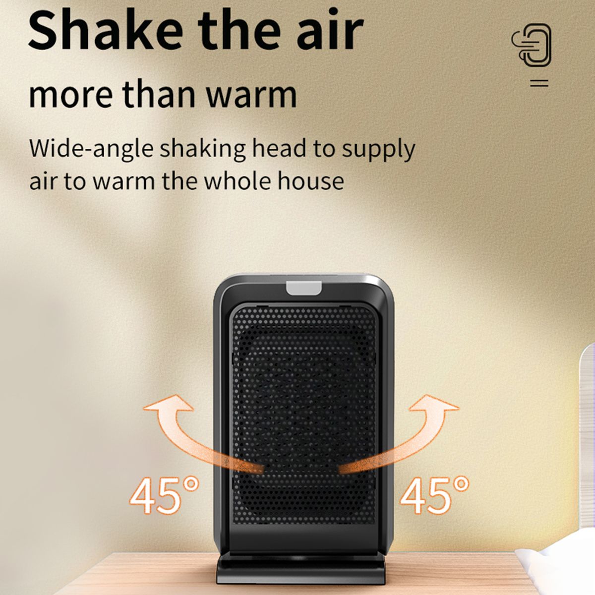 Electric Heater Desktop Heater Household Fast Heating Silent