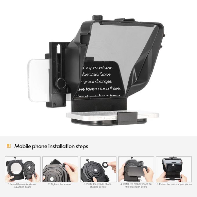 Ulanzi PT-16 Smartphone Teleprompter Prompter With Phone