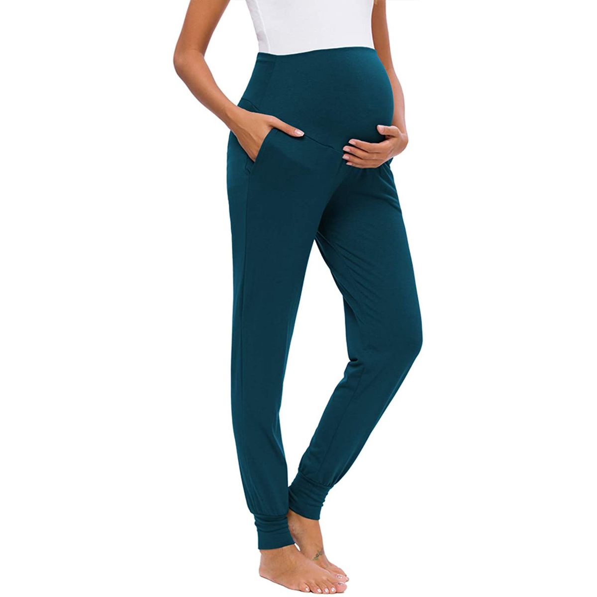 Women's Pregnancy Maternity Clothes High Waist Yoga Pants For Pregnant Leings
