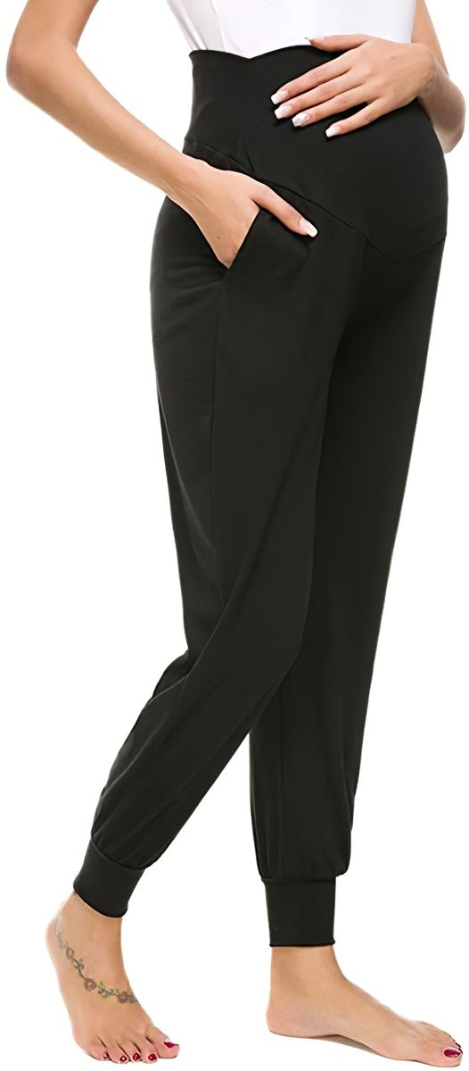 Women's Pregnancy Maternity Clothes High Waist Yoga Pants For Pregnant Leings