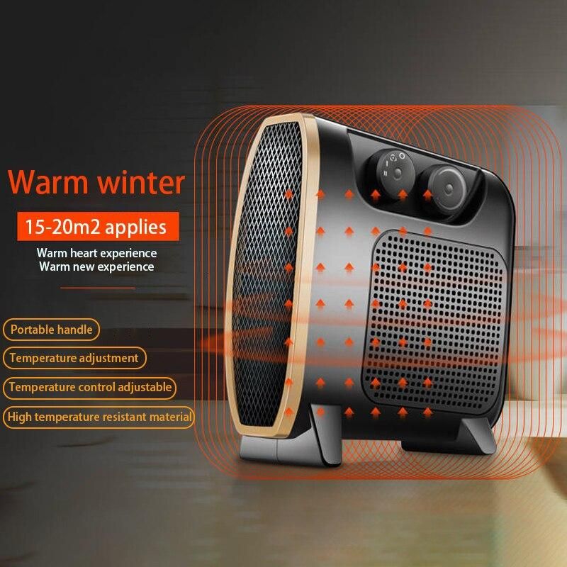 Portable Office Fan Heater Mini 1500W Electric Infrared Heater Electric Home Heater Air Warmer Silent convector Handy Heater