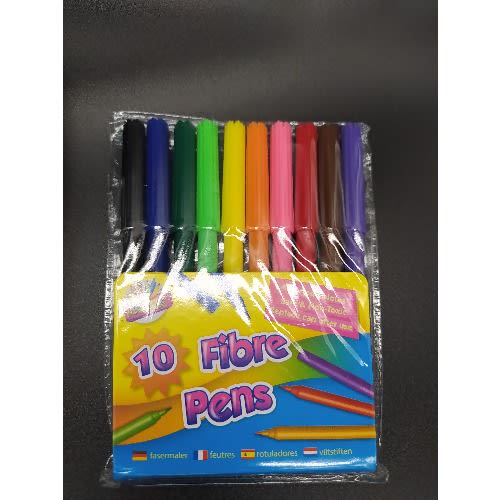 Artbox Fibre Colouring Pens – 10 Pieces