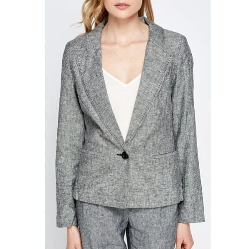 Linen Blend 2 Piece Suit