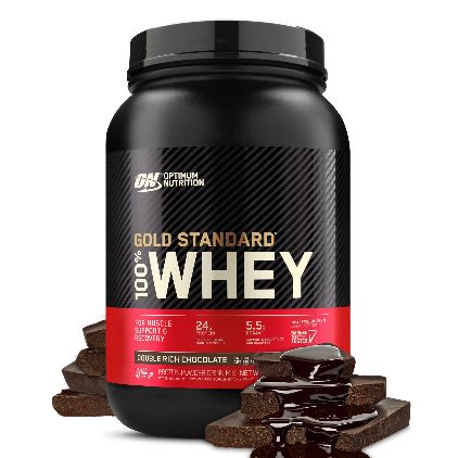 Gold Standard 100% Whey Protein Powder Double Rich Chocolate 2lb