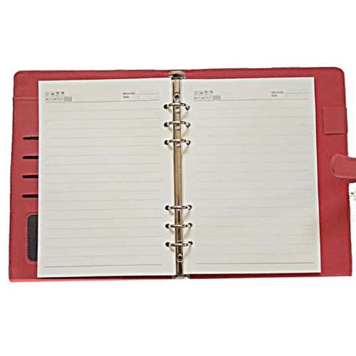 Spiral Notepad - Red - 23cm x 17cm - 100Sheets
