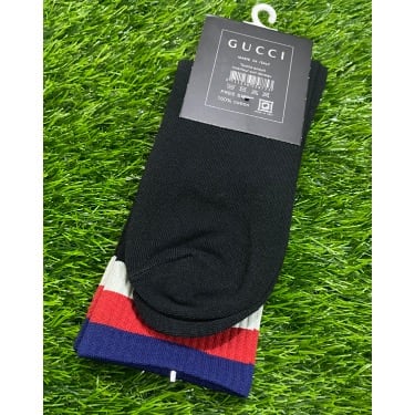 Men's Black Cotton Punk Sock