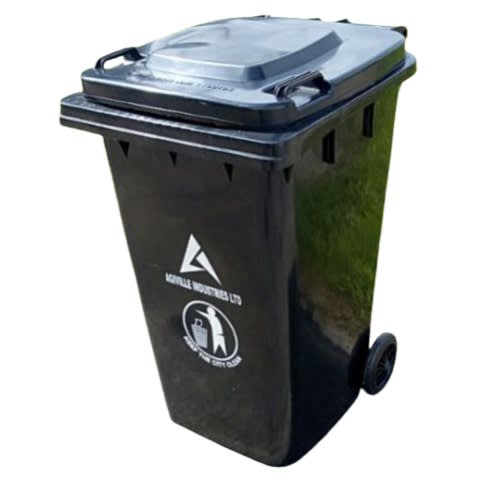 Industrial Waste Bin With Wheels - 120liters