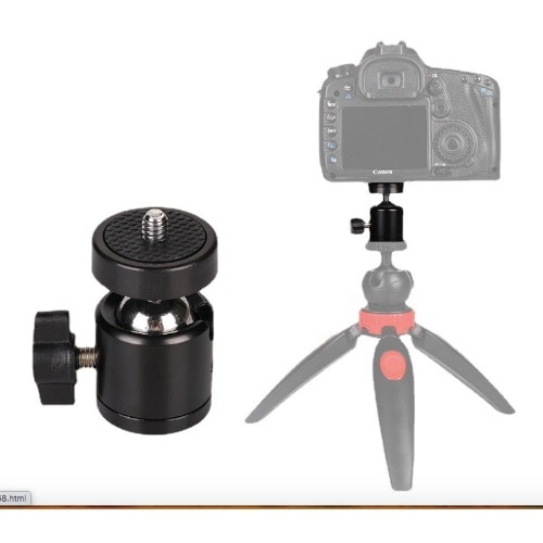 Universal Gimbal Ball Head 360 Degree Rotation 1/4 Screw For SLR Camera & Tripod