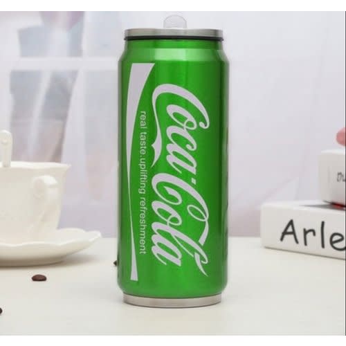 Stainless Steel Coca Cola Sports Water Bottle Vacuum Cup - 300ml