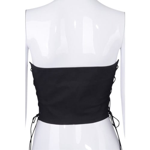 Side Cross Corset Top