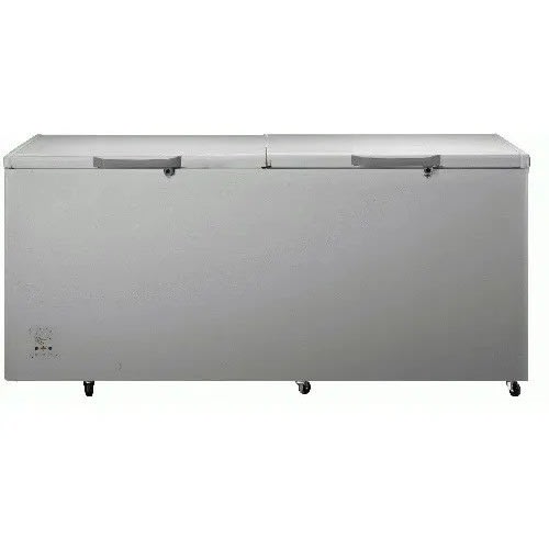 Double Door Chest Freezer Frz Fc 68dd - 520Liters - Silver