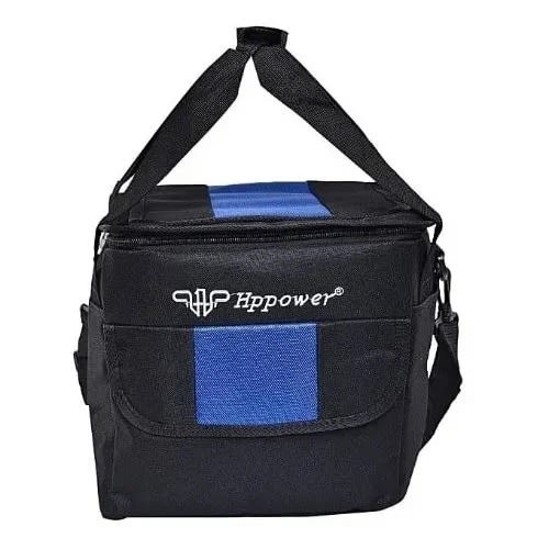 Power Insulated Kids School Lunch Bag - Black & Blue