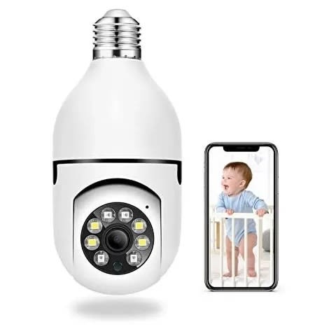 Auto rotate Mini HD Ptz Wifi Camera - E27 Bulb Socket