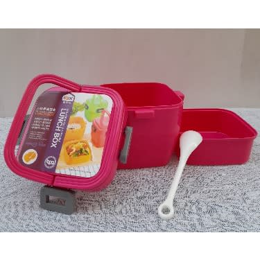 Square Buckle Portable Lunch Box