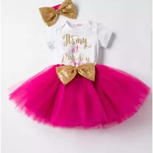Girl's Birthday Set - Pink