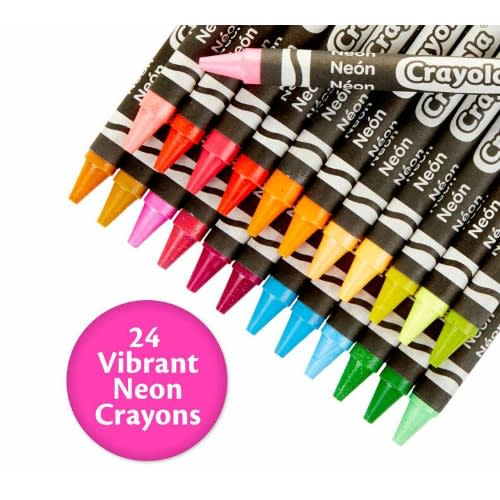 Neon Crayons - 24pcs
