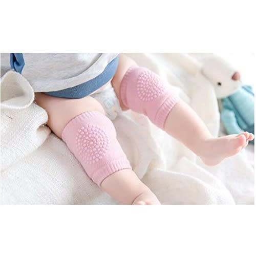 Baby Knee Pad Kids Safety Crawling Elbow Infant Toddler 1 Pair - Pink