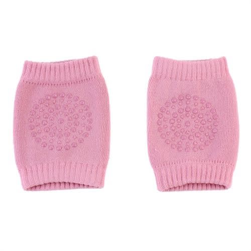 Baby Knee Pad Kids Safety Crawling Elbow Infant Toddler 1 Pair - Pink