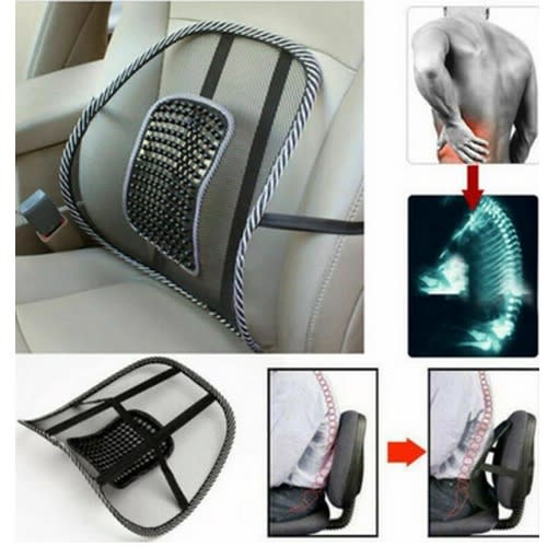 Padded Car And Office Seat And Back Lumbar Support