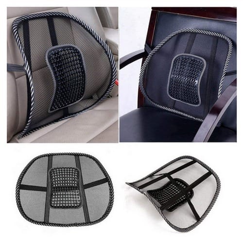 Padded Car And Office Seat And Back Lumbar Support