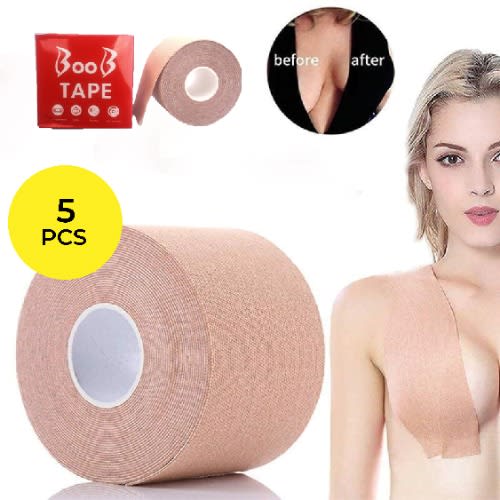 Plus Size Breathable Push Up Boobs Tape - 5pieces