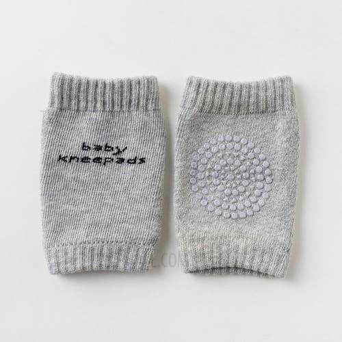 Baby Knee Pad Kids Safety Crawling Elbow Infant Toddler 1 Pair - Light Grey