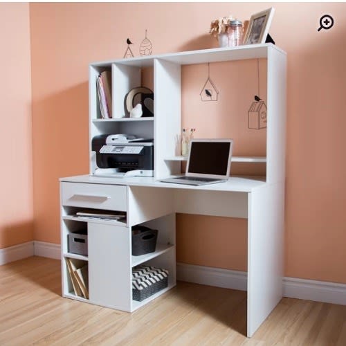Sadia Besant Desk With Hutch