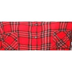 Ladies Plaid Button-down Lumber Jack Shirt